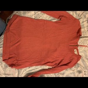 Pink crew neck sweater